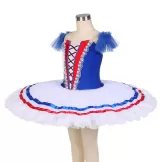 Ballet Paris Flame Costume Competition Children Adult Basic Tutu Skirt 