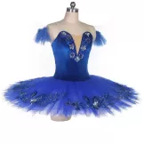 Ballet Blue Tutu Bluebird Costumes For Girl Audlt Baisc