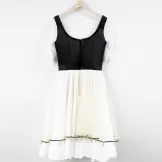 White Black Paquita Romantic Dresses For Girl