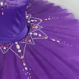 Purple Lilac Fairy Variation Professional Ballet Tutu Dress