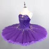 Purple Lilac Fairy Variation Professional Ballet Tutu Dress